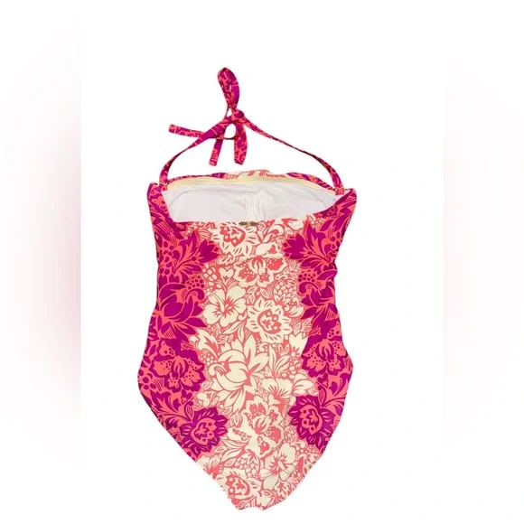 Lauren Ralph Lauren Hawaiian Floral Bandeau One Piece
Swimsuit Halter size 12 - Picture 2 of 5